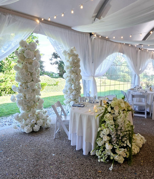 Fairmont Floral Pillars