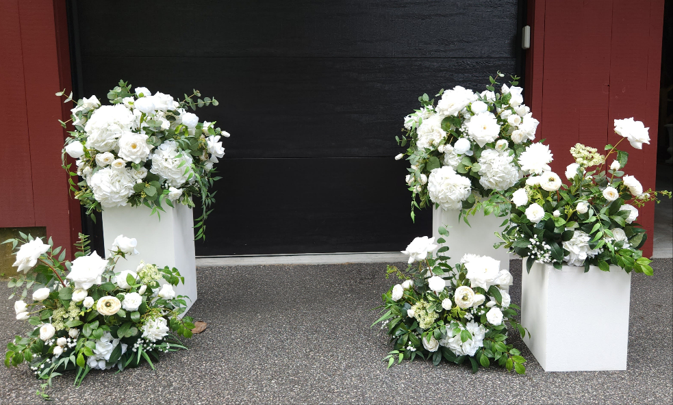 English Garden Floral Urn Arrangements