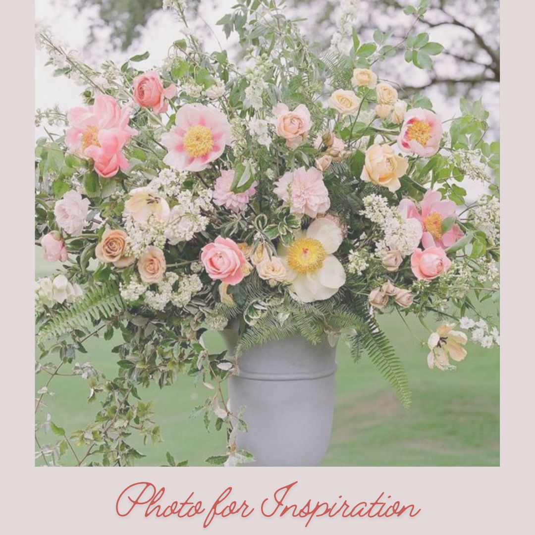 Blush Floral Urns - Coming Soon